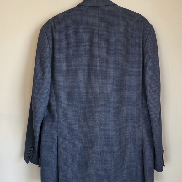 Michael Kors Deep Navy Textured Two-Button Sport Coat 42L NEW - Picture 7 of 16